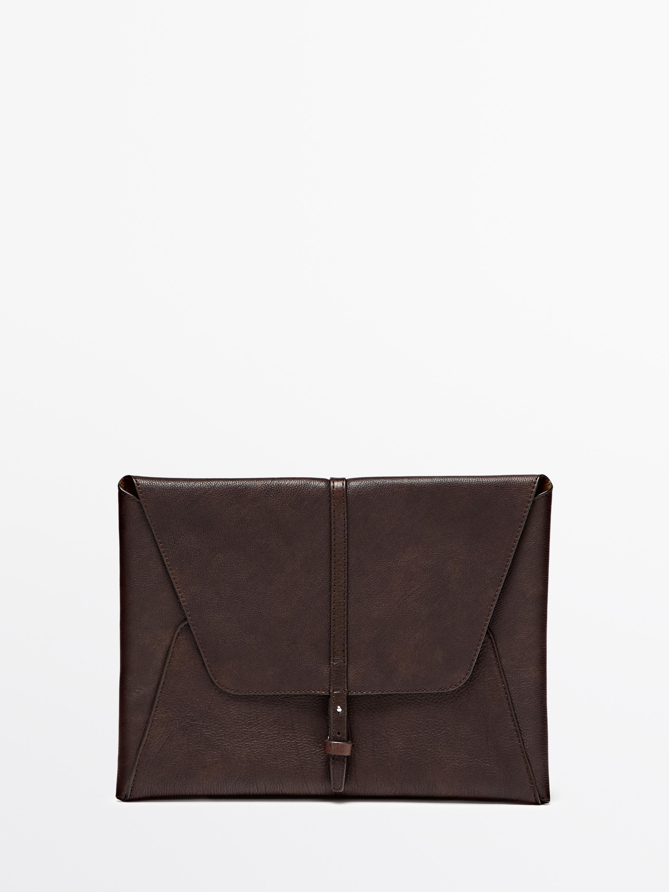 Étui pour iPad en cuir nappa